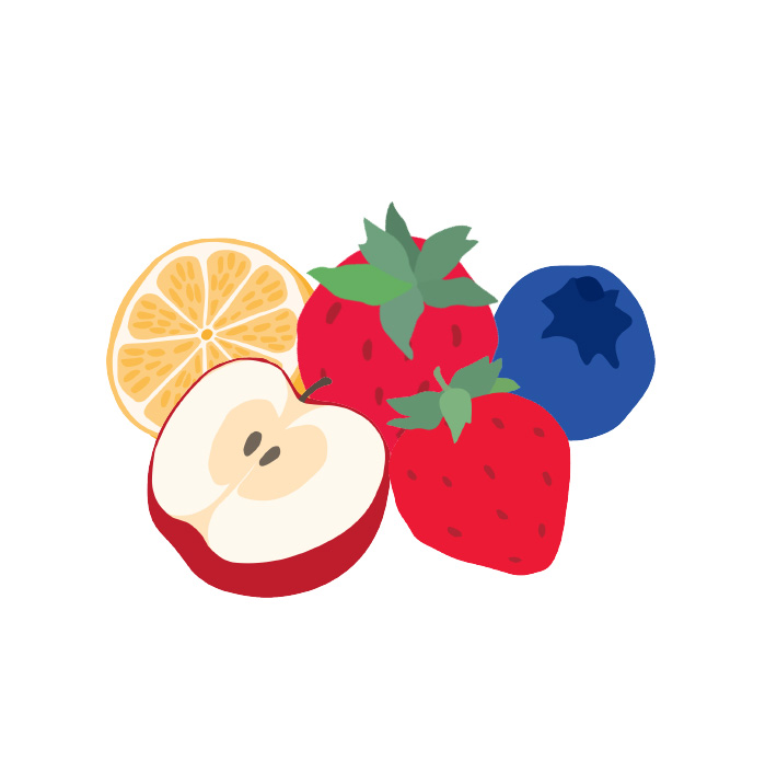 乳酸菌水果球搭配天然水果的營養，健康又美味。